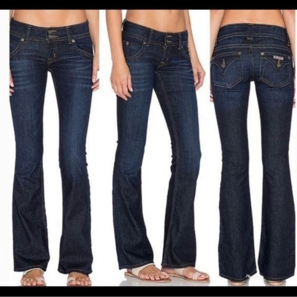 Hudson Size 24 Signature Bootcut Jeans W1700HA Pocket Flap
